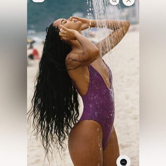 NWT Gooseberry Swim so chic one piece plum XS - Picture 5 of 16